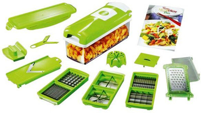 

Monet Chopper(1 Cutting-Top With Integrated Pin Grid, 1 Cutting-Base, 1 Transparent Collector (Capacity 1, 500ml), 1 Cover For Holding A Fresh Collection Container, 1 Blade Assembly (6mm X 6mm Or 12mm X 12mm), 1 Blade Assembly (6mm X 36mm Or 18mm X 18mm),