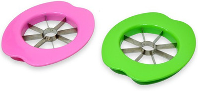 

VR DELUX Apple Cutter(PINK & GREEN) Chopper(2 Choppers), Green;pink