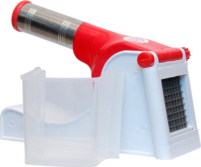 

Mud Potato & Vegetable Finger Chipser (Double Blade) Chopper(1 chopper), Red;white