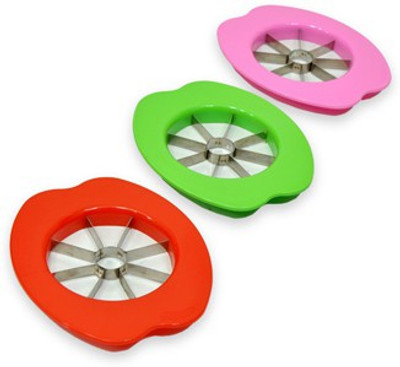 

VR Premium Delux Apple Cutter (Pack of 3) Chopper(3 Choppers), Green;pink;red