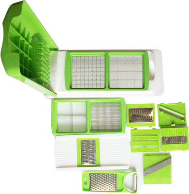 

Zalak All in one chipser/slicer & grater Chopper(1 Unbreakable Body. 1 Cleaning Comb For Blade.1 Vegetable Chipser Blade.1 Fruit & Vegetable Cutting & Slicing Blade.1 Vegetable Slicing & Grating Holder. 6 Grating Holder Attachment Blade), Multicolor