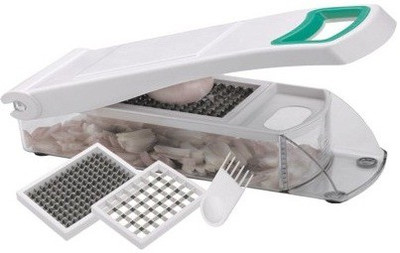 

Trisha CHIP AND CHOP Chopper(1 VegetablesChopper, 1 Chipes slicer), Multicolor