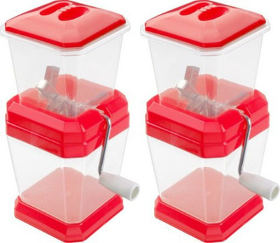 

Global Voice Speed Onion Vegetable Chopper(2 Choppers), Red