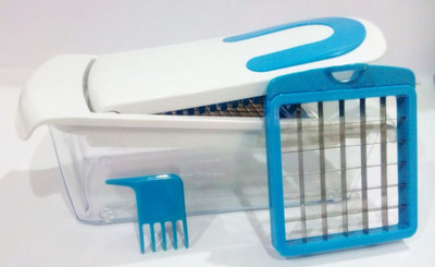 Your Choice R Blue French Fries Cutter / Vegetable Cutter / Salad Maker / Potato Clipper Chopper(Blue)