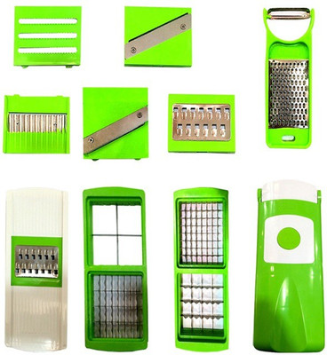 

H D Enterprise Chopper(IN THE BOX 1 Cutting-Top With Integrated Pin Grid, 1 Cutting-Base, 1 Transparent Collector (Capacity 1, 500ml), 1 Cover For Holding A Fresh Collection Container, 1 Blade Assembly (6mm X 6mm Or 12mm X 12mm), 1 Blade Assembly (6mm X 3