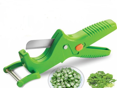 

Zalak 2 in 1 Smart Vegetable Knife Chopper(1 Chopper), Green