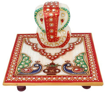 

Euro Crystal Marble All Purpose Chowki(Multicolor, Pack of 2)