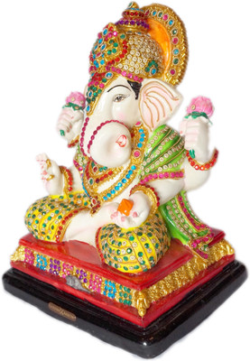 

Dugri Stoneware All Purpose Chowki(White)