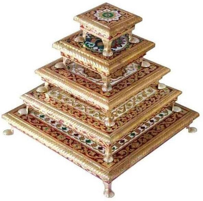 

Archi Wooden All Purpose Chowki(Multicolor)
