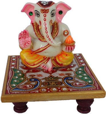 

Jyoti Handicrafts Ganesh Marble All Purpose Chowki(Multicolor, Pack of 1)