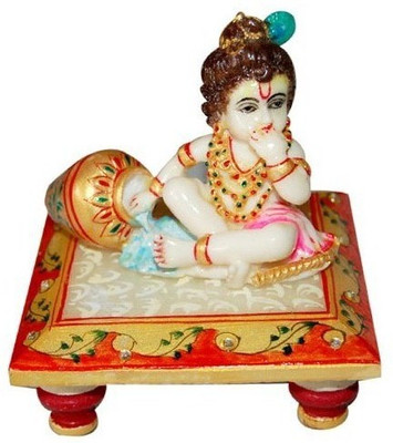 

Shreeng Marble Choki krishna Marble All Purpose Chowki(Multicolor, Pack of 1)