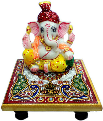

Art-N-Soul Modakraja Marble All Purpose Chowki(Multicolor, Pack of 1)