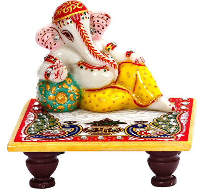 

Sellstra Ganesha Stoneware Pooja Chowki(Multicolor, Pack of 2)