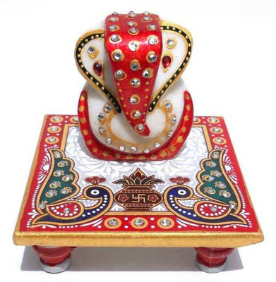

GrabBasket ch-16 Marble All Purpose Chowki(Multicolor, Pack of 2)