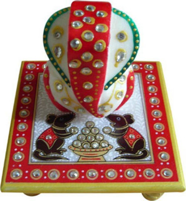 

GrabBasket ch-12 Marble All Purpose Chowki(Multicolor, Pack of 2)