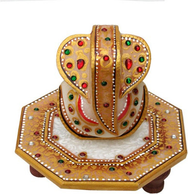 

Chitra Handicraft Ganesh Marble All Purpose Chowki(Multicolor, Pack of 1)