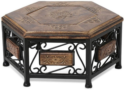 

Onlineshoppee Wooden, Iron All Purpose Chowki(Brown, Pack of 1)