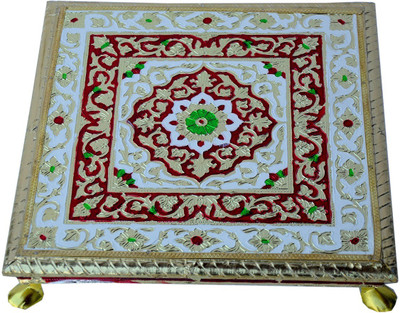 

Anmol Meenakari Wooden, Aluminium All Purpose Chowki(Multicolor, Pack of 1)