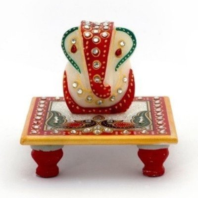 

SIDHIVINAYAK ENTERPRISES Lord Ganesh Marble All Purpose Chowki(Multicolor, Pack of 2)