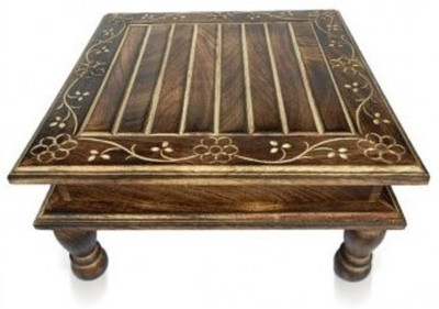 

Craftatoz Wooden All Purpose Chowki(Brown, Pack of 1)
