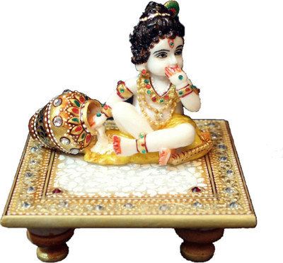 

Sellstra Laddu Gopal Stoneware All Purpose Chowki(Multicolor, Pack of 1)