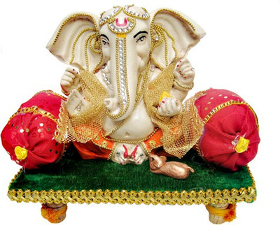 

Creativity Centre Shri Siddhivinayak Wooden All Purpose Chowki(Multicolor, Pack of 1)