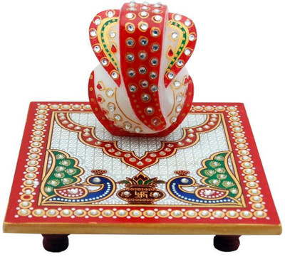 

GrabBasket ch-2 Marble All Purpose Chowki(Multicolor, Pack of 2)