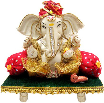 

Creativity Centre Vighneshvara Ganpati Wooden All Purpose Chowki(Multicolor, Pack of 1)