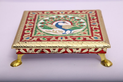 

Pinkcityvilla Wooden All Purpose Chowki(Multicolor, Pack of 1)