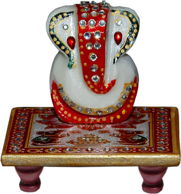 mne CREATIVE DESIGNED LORD GANESH Marble All Purpose Chowki(Multicolor, Pack of 2) available at flipkart for Rs.699