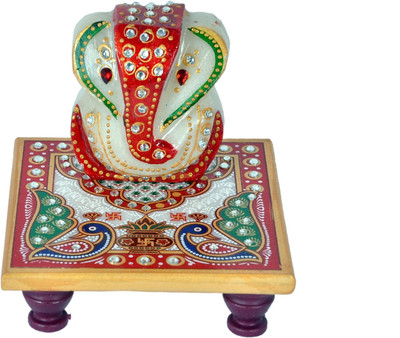 

Genius Bird Marble Pooja Chowki(Multicolor, Pack of 2)