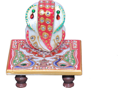 

Vaah Ganesha Marble All Purpose Chowki(Multicolor, Pack of 2)