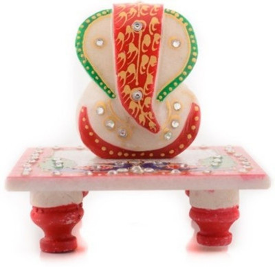 

Ruchi World Ganesh Marble Pooja Chowki(Multicolor, Pack of 2)