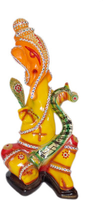 

Dugri Ganpati Gpm Stoneware All Purpose Chowki(Orange)