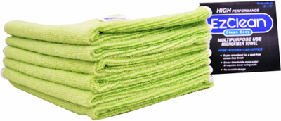 

EzClean All Purpose GREEN (Pack of 6) Dry Microfibre Cleaning Cloth(Pack of 6)