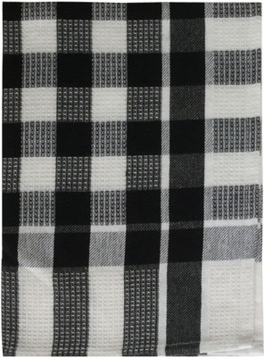 

Lushomes Pattern: Drill Checks honeycomb Wet and Dry Cotton Cleaning Cloth