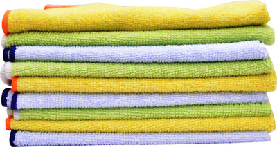 

EzClean All Purpose MULTIICOLOR (Pack of 9) Dry Microfibre Cleaning Cloth(Pack of 9)