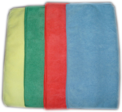 

Uniair Wet and Dry Microfibre Cleaning Cloth(Pack of 4)