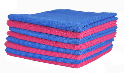 VRT Microfiber Vehicle Washing  Cloth(Pack Of 8)