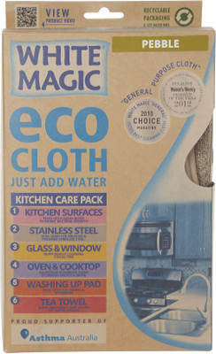 

Howards White Magic Kitchen Cleaning Eco Cloth Wet Microfibre Cleaning Cloth(Pack of 6)