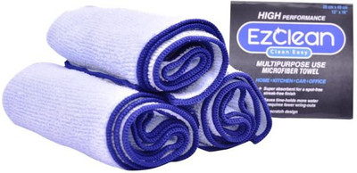 

EzClean All Purpose BLUE (Pack of 3) Dry Microfibre Cleaning Cloth(Pack of 3)
