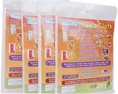 

New heavens drop Dry Cotton Cleaning Cloth(Pack of 4)