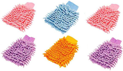 

Wotra Wet and Dry Glove Set(Free Size Pack of 6)