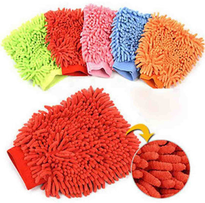 

Lavelle Kitchen Super Shine Wet and Dry Glove Set(Free Size Pack of 5)
