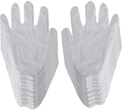 

Pin to Pen Disposable Hand Glove Wet and Dry Disposable Glove Set(Free Size Pack of 10)