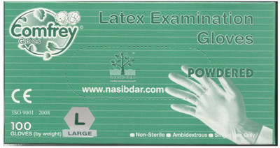 

Comfrey Examination Gloves(Large) Wet and Dry Disposable Glove(Large)