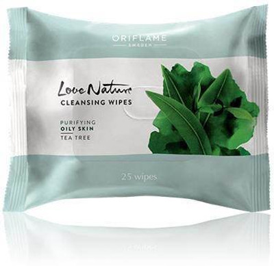 

Oriflame Sweden Love Nature Cleansing Wipe Tea Tree(25 g)