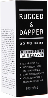 

RUGGED & DAPPER Daily Power Scrub Facial Cleanser(237 ml)