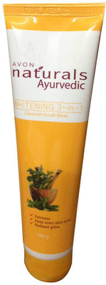 

Avon Naturals Ayurvedic Whitening 3-in-1(Cleanser-Scrub-Mask)(100 g)