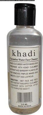 

Khadi Herbal Cucumber water face cleanser(210 ml)